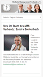 Mobile Screenshot of medizin-management-verband.de